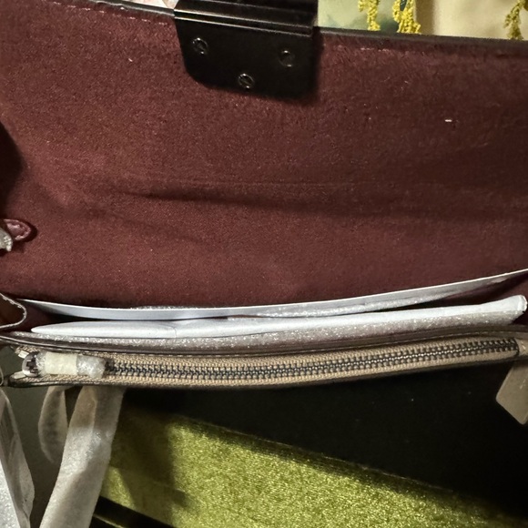 Coach Snake Print and Gray Crossbody Bag / NWT - Picture 7 of 10